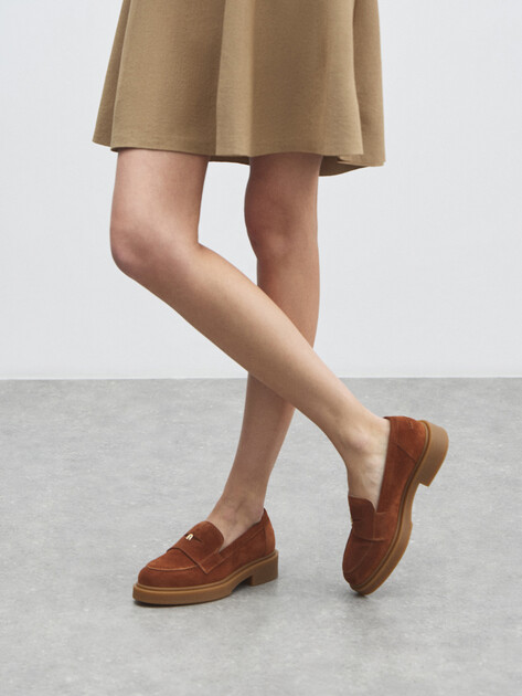 Женские лоферы FURLA LEGACY, Артикул YJ94FLG, коричневый | 4463737. Ракурс 6