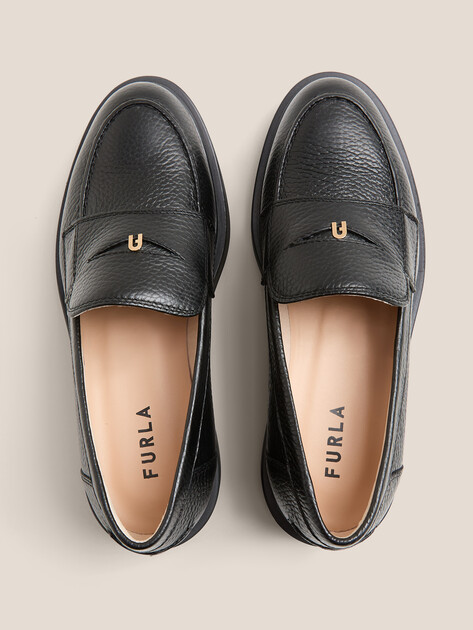 Женские лоферы FURLA LEGACY, Артикул YJ94FLG, черный | 4463761. Ракурс 4