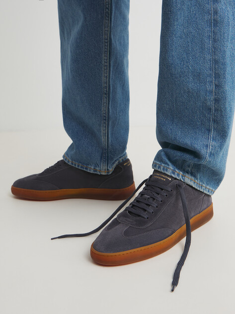 Мужские кеды OFFICINE CREATIVE, Артикул UNION/001, серо-фиолетовый | 4464534. Ракурс 2