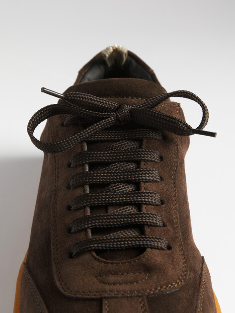 Мужские кеды OFFICINE CREATIVE, Артикул UNION/001, темно-коричневый | 4464815. Ракурс 6