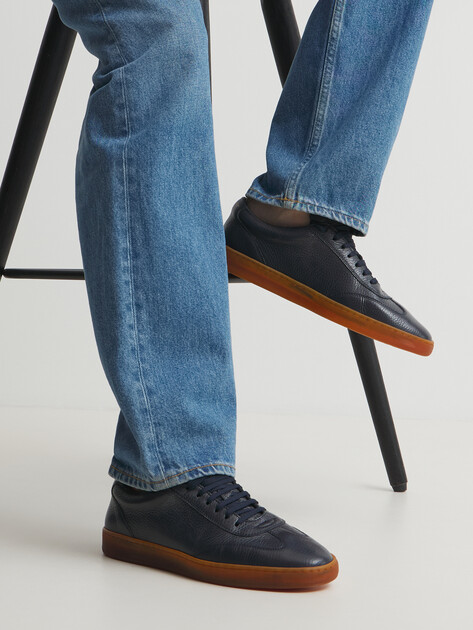 Мужские кеды OFFICINE CREATIVE, Артикул UNION/001, темно-синий | 4464978. Ракурс 2
