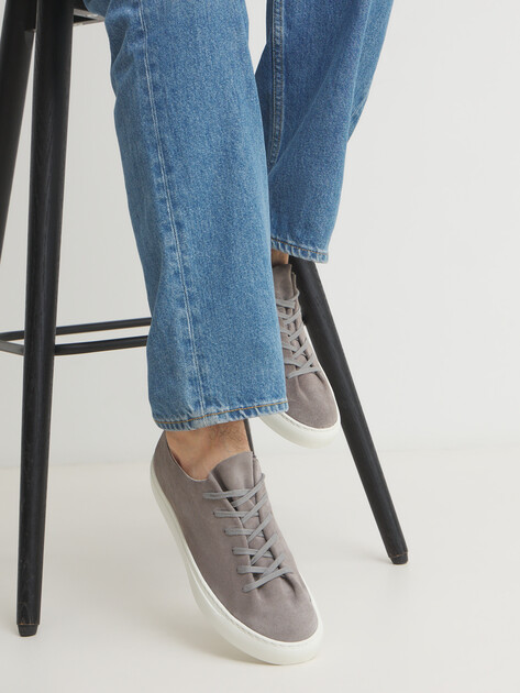 Мужские кеды OFFICINE CREATIVE, Артикул LEGGERA/001, коричнево-серый | 4465217. Ракурс 2