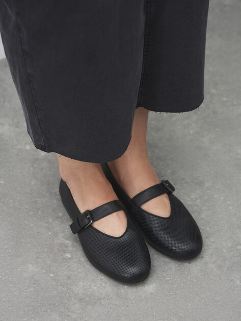 Женские балетки мэри-джейн TENDANCE, Артикул LT1371-6, черный | 4467329. Ракурс 6