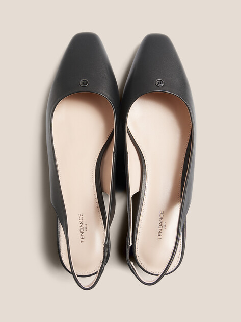 Женские туфли с открытой пяткой (слингбэк) TENDANCE, Артикул LT8417-201, черный | 4467552. Ракурс 4 Женские туфли с открытой пяткой (слингбэк) TENDANCE, Артикул LT8417-201, черный | 4467552. Ракурс 4