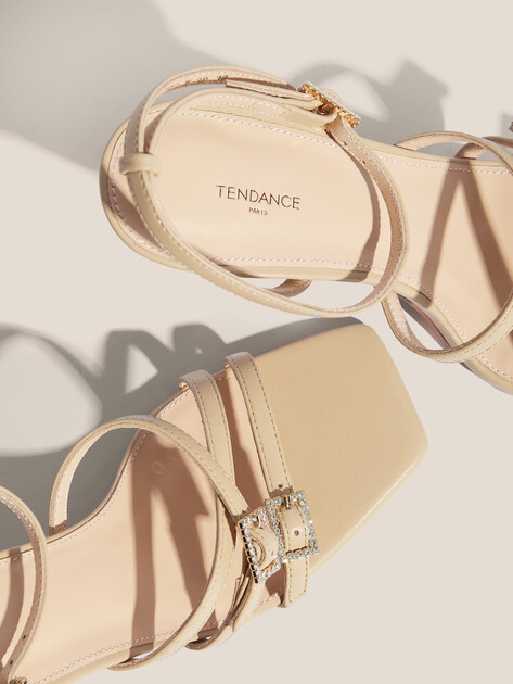 Босоножки TENDANCE, Артикул LT8413-202, бежевый | 4467636. Ракурс 3 Босоножки TENDANCE, Артикул LT8413-202, бежевый | 4467636. Ракурс 3