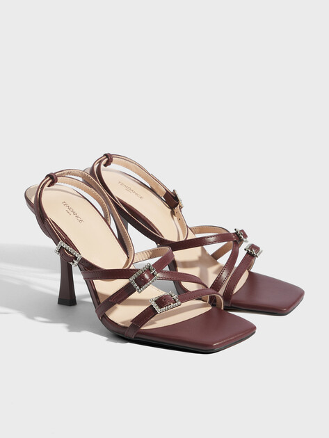 Босоножки TENDANCE, Артикул LT8413-202, темно-бордовый | 4467660. Ракурс 2