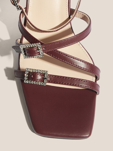 Босоножки TENDANCE, Артикул LT8413-202, темно-бордовый | 4467660. Ракурс 3