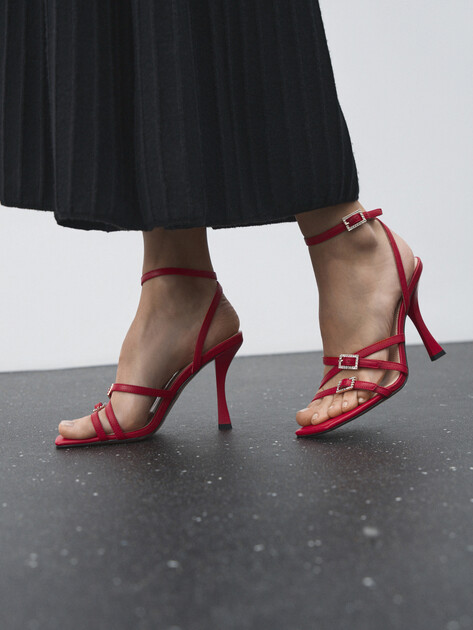 Босоножки TENDANCE, Артикул LT8413-202, красный | 4467676. Ракурс 6