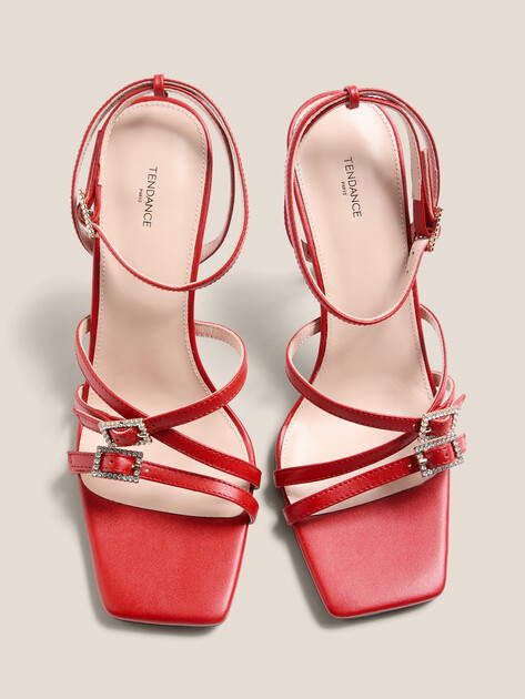 Босоножки TENDANCE, Артикул LT8413-202, красный | 4467676. Ракурс 4