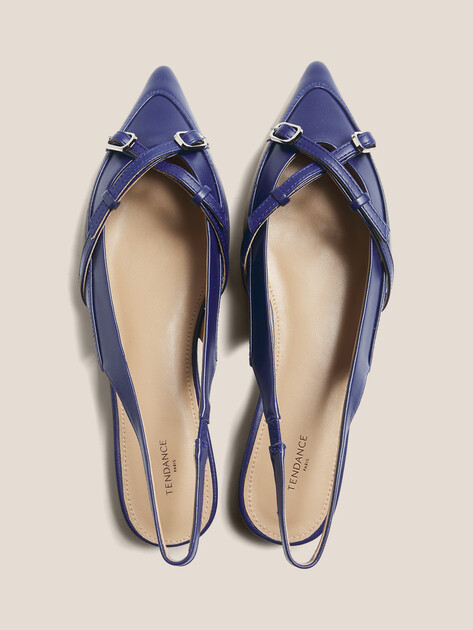 Балетки с открытой пяткой (слинг-бэк) TENDANCE, Артикул LT593-98, темно-синий | 4467791. Ракурс 4 Балетки с открытой пяткой (слинг-бэк) TENDANCE, Артикул LT593-98, темно-синий | 4467791. Ракурс 4