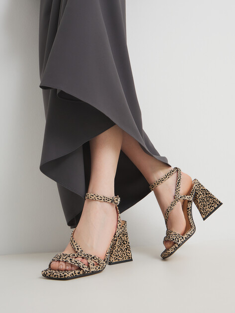 Босоножки TENDANCE, Артикул CLF861-04, леопардовый принт | 4469881. Ракурс 2