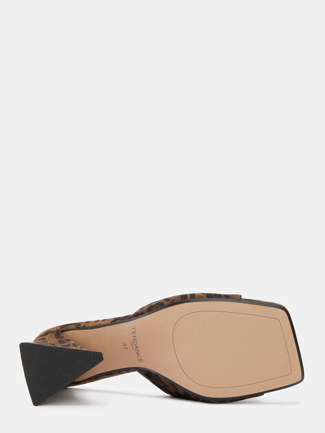Мюли TENDANCE, Артикул CLF861-07, леопардовый принт | 4470010. Ракурс 4