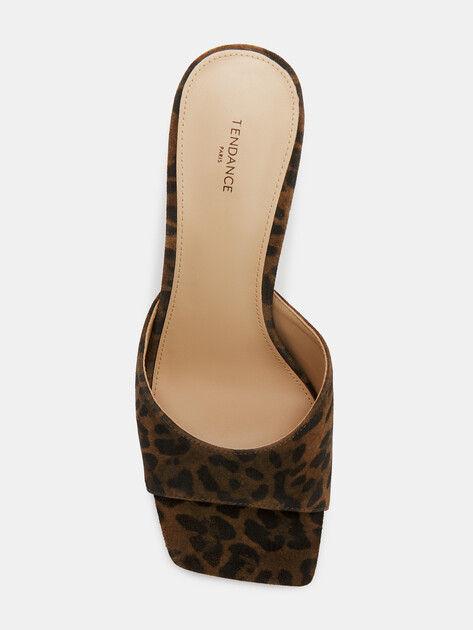 Мюли TENDANCE, Артикул CLF861-07, леопардовый принт | 4470010. Ракурс 5