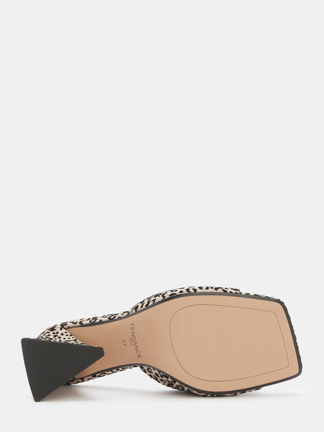 Мюли TENDANCE, Артикул CLF861-07, леопардовый принт | 4470018. Ракурс 4