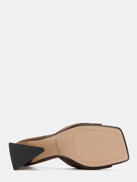 Мюли TENDANCE, Артикул CLF861-07, темно-коричневый | 4470058. Ракурс 3