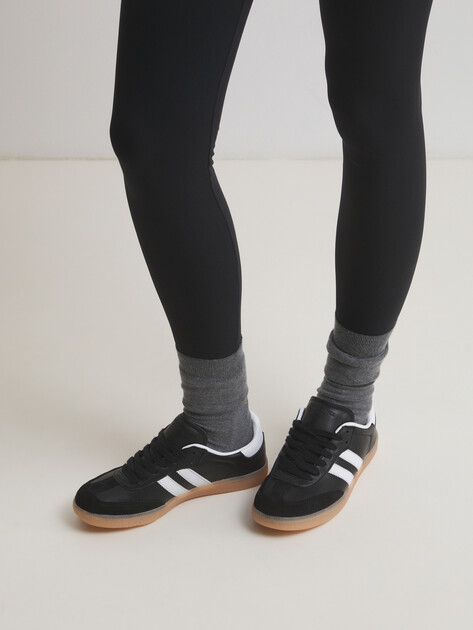 Женские кеды TENDANCE, Артикул FP-YL-24848, черный | 4471124. Ракурс 2