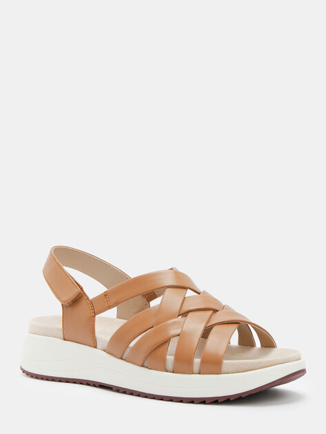 Женские сандалии TENDANCE, Артикул CLF893-01, светло-коричневый | 4477387. Ракурс 3
