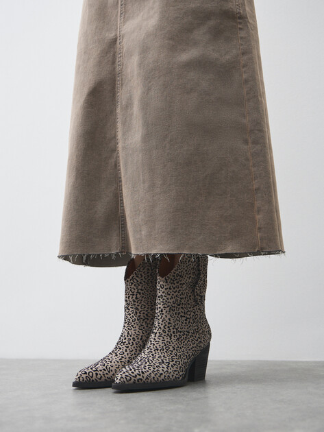 Казаки TENDANCE, Артикул CLF796K-06, леопардовый принт | 4477899. Ракурс 6