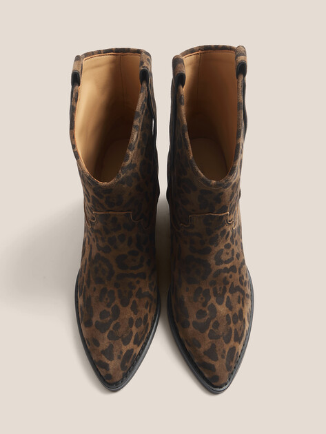 Казаки TENDANCE, Артикул CLF796K-06, леопардовый принт | 4477907. Ракурс 4