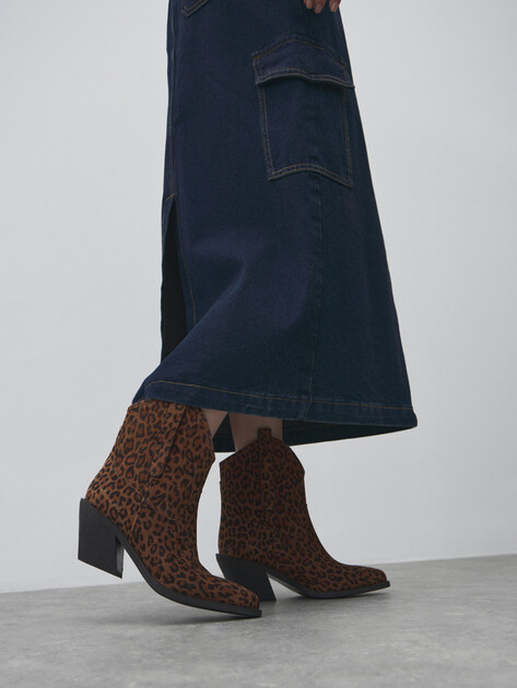 Казаки TENDANCE, Артикул CLF785K-05, леопардовый принт | 4477995. Ракурс 6 Казаки TENDANCE, Артикул CLF785K-05, леопардовый принт | 4477995. Ракурс 6