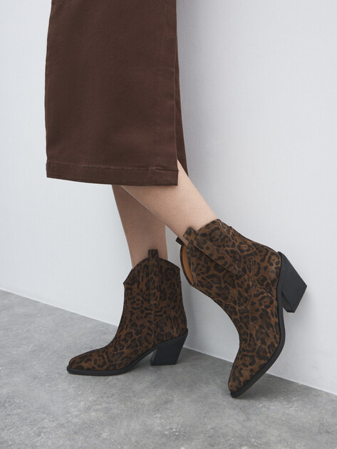 Казаки TENDANCE, Артикул CLF785K-05, леопардовый принт | 4478011. Ракурс 6