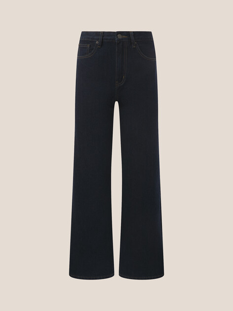 Женские прямые джинсы MAISON DAVID, Артикул ZH05B, ночной синий | 4479035. Ракурс 6