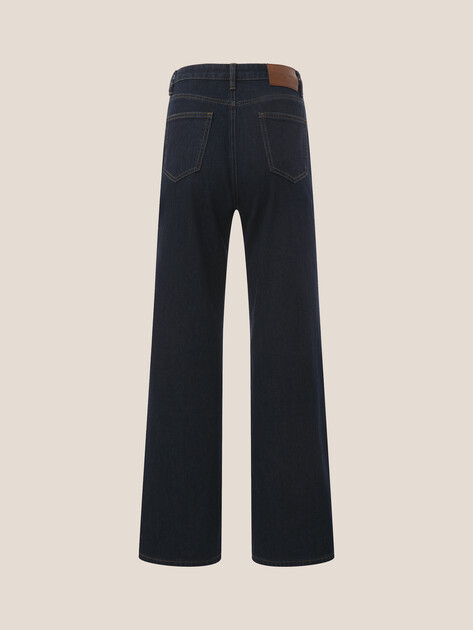 Женские прямые джинсы MAISON DAVID, Артикул ZH05B, ночной синий | 4479035. Ракурс 7