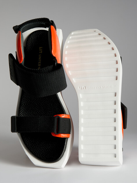 Женские сандалии UNITED NUDE Wa Puffy Lo, Артикул Wa Puffy Lo, черный | 4480753. Ракурс 6