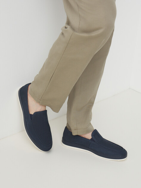 Мужские слипоны TENDANCE, Артикул AL4D54-1, синий | 4482072. Ракурс 2