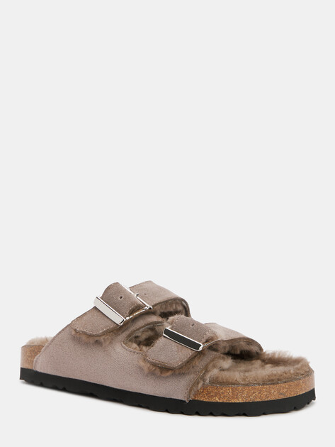 Женские шлепанцы TENDANCE, Артикул GLC3891-01, коричневато-серый | 4484427. Ракурс 3