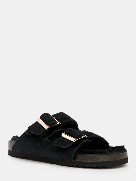 Женские шлепанцы TENDANCE, Артикул GLC3891-01, черный | 4484434. Ракурс 3