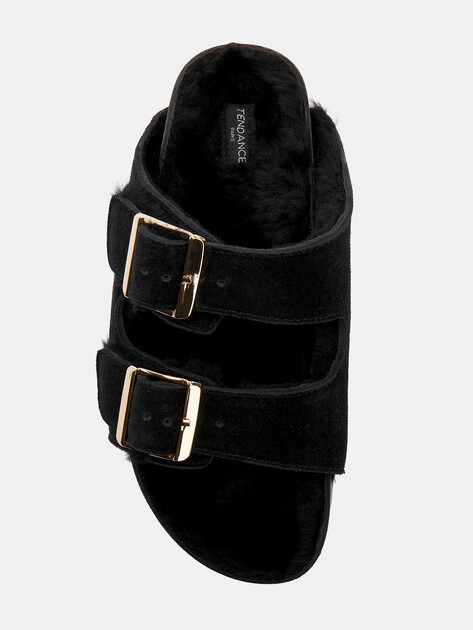 Женские шлепанцы TENDANCE, Артикул GLC3891-01, черный | 4484434. Ракурс 5