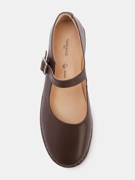 Балетки мэри-джейн TENDANCE, Артикул GLC8050-01, темно-коричневый | 4484674. Ракурс 5
