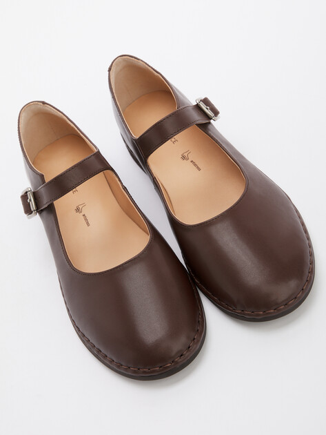 Балетки мэри-джейн TENDANCE, Артикул GLC8050-01, темно-коричневый | 4484674. Ракурс 6