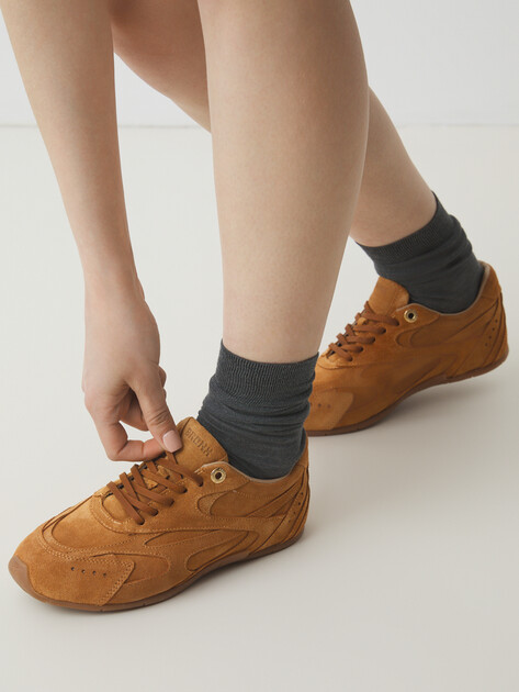 Женские кроссовки BRONX myr-aa, Артикул 66647-CV, светло-коричневый | 4486743. Ракурс 2