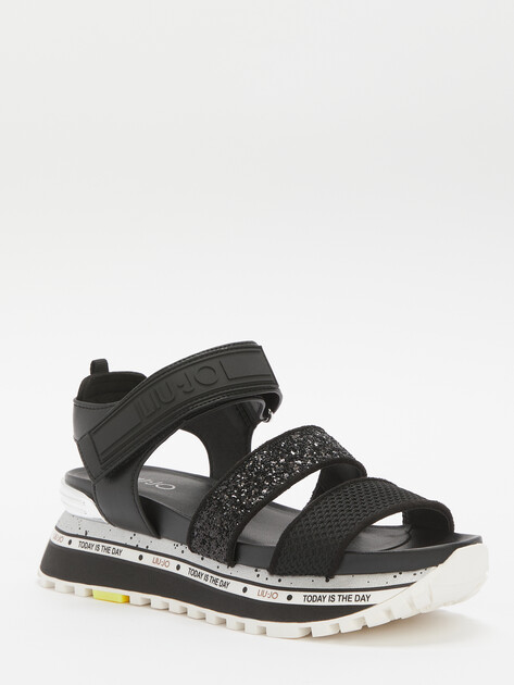 Женские сандалии LIU∙JO LIU JO MAXI WONDER 07, Артикул BA5137, черный | 4487203. Ракурс 3