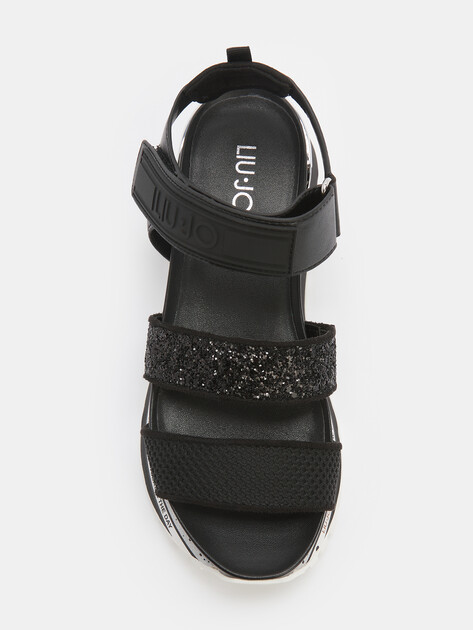 Женские сандалии LIU∙JO LIU JO MAXI WONDER 07, Артикул BA5137, черный | 4487203. Ракурс 5