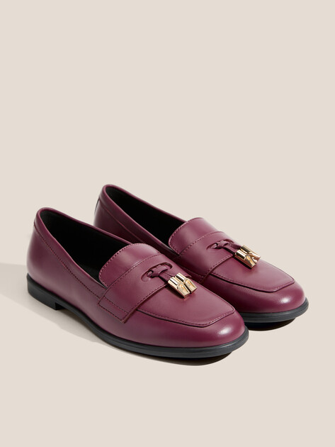 Женские лоферы FURLA FURLA GOCCIA, Артикул YJ80GCC, фиолетово-бордовый | 4488057. Ракурс 2