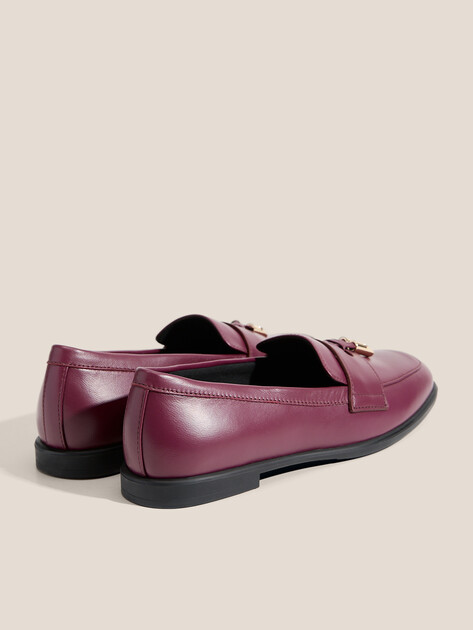 Женские лоферы FURLA FURLA GOCCIA, Артикул YJ80GCC, фиолетово-бордовый | 4488057. Ракурс 5