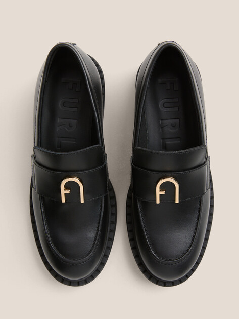 Женские лоферы FURLA NEW LEGACY, Артикул YJ81FNL, черный | 4488072. Ракурс 4