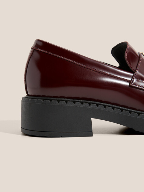 Женские лоферы FURLA NEW LEGACY, Артикул YJ81FNL, бордовый | 4488088. Ракурс 3