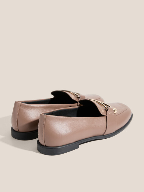 Женские лоферы FURLA NUVOLA, Артикул YJ93FNU, бежево-коричневый | 4488097. Ракурс 5