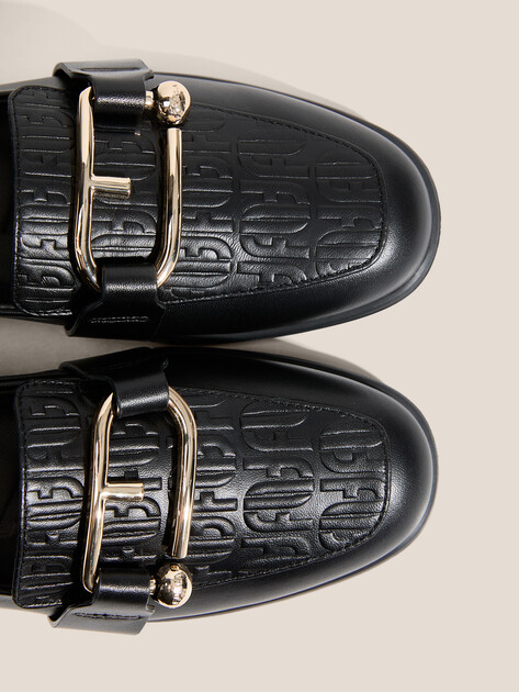 Женские лоферы FURLA NUVOLA, Артикул YJ93FNU, черный | 4488125. Ракурс 3