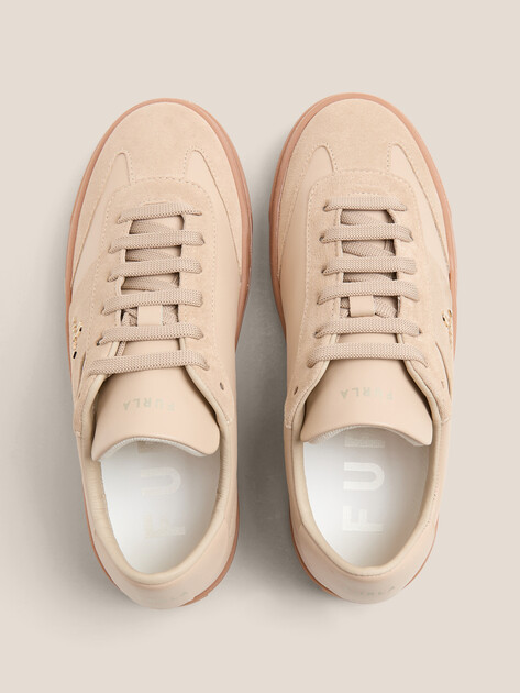 Женские кеды FURLA FURLA ENJOY, Артикул YI79ENJ, светло-бежевый | 4488642. Ракурс 4