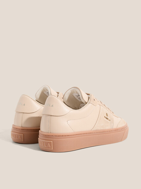 Женские кеды FURLA FURLA ENJOY, Артикул YI79ENJ, светло-бежевый | 4488642. Ракурс 5