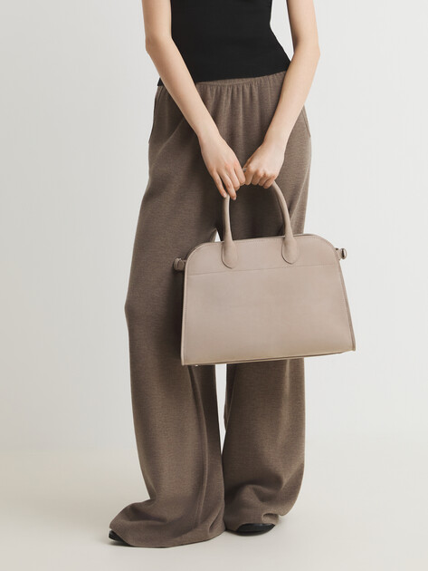 Женский тоут CALZETTI, Артикул ASHLEY, пыльно-бежевый | 4488769. Ракурс 2