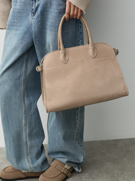 Женский тоут CALZETTI, Артикул ASHLEY, пыльно-бежевый | 4488769. Ракурс 7