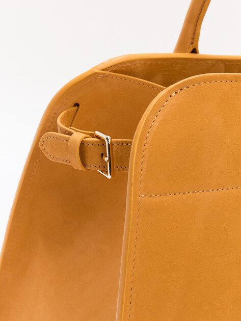 Женский тоут CALZETTI, Артикул ASHLEY, горчичный | 4488800. Ракурс 3