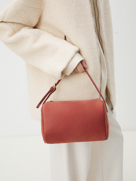 Женская сумка  MAISON DAVID, Артикул MARY, кирпичный | 4489036. Ракурс 2
