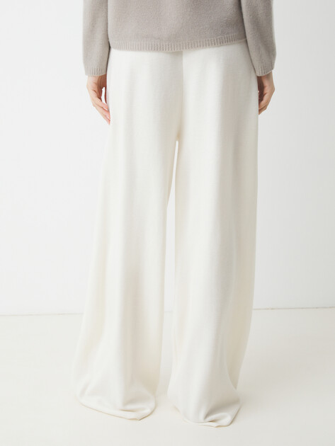 Женские широкие брюки MAISON DAVID, Артикул 7217, молочно-белый | 4489230. Ракурс 4
